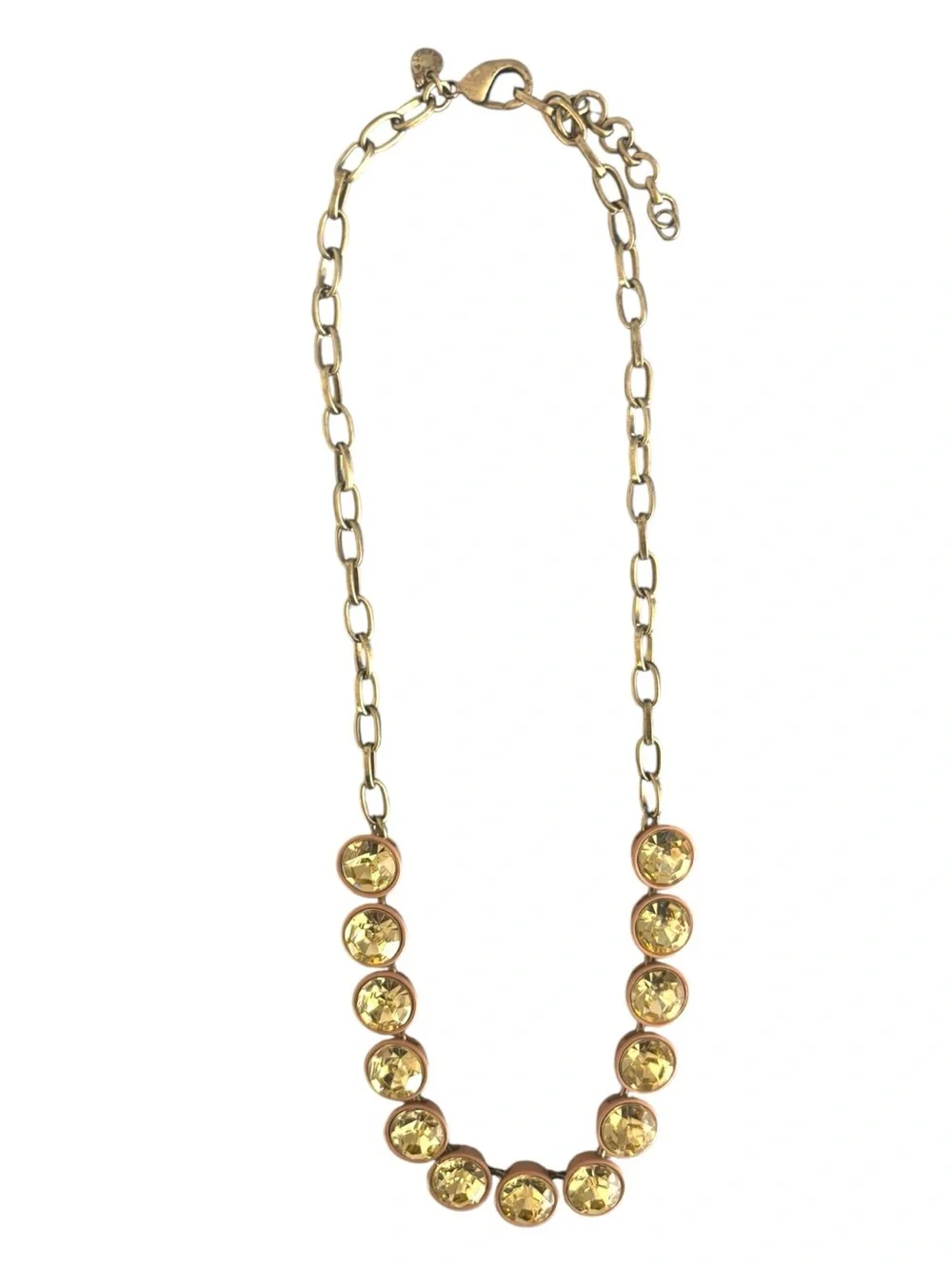 J. Crew Round Jeweled Necklace